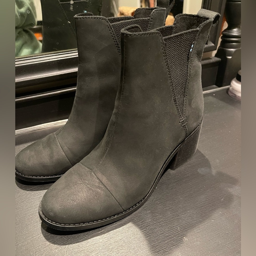 TOMS black ankle boots